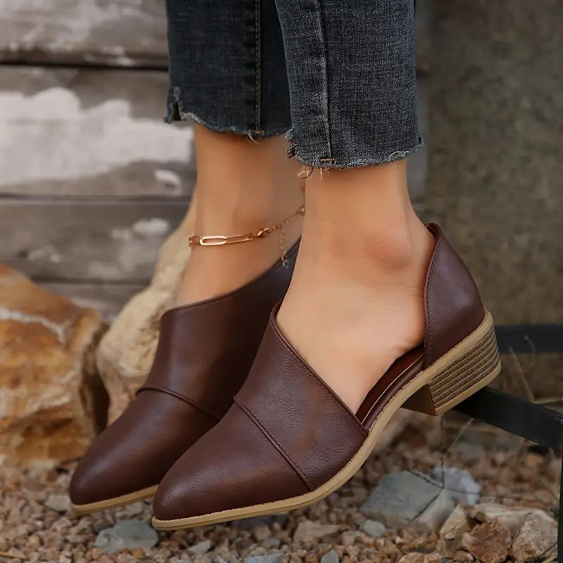 SAVINAβ’ WOMEN'S CHUNKY HEEL SHORT BOOTS
