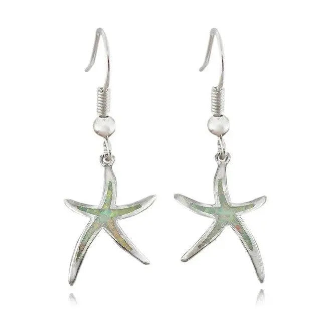 OCEAN STAR OPAL EARRINGS