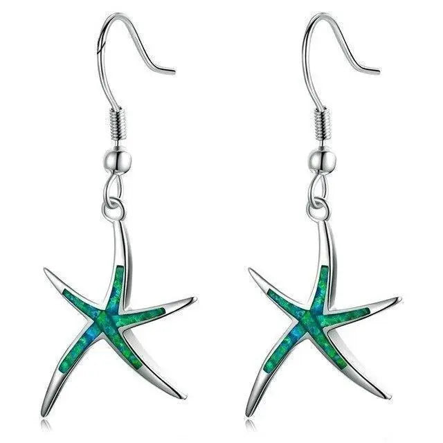 OCEAN STAR OPAL EARRINGS