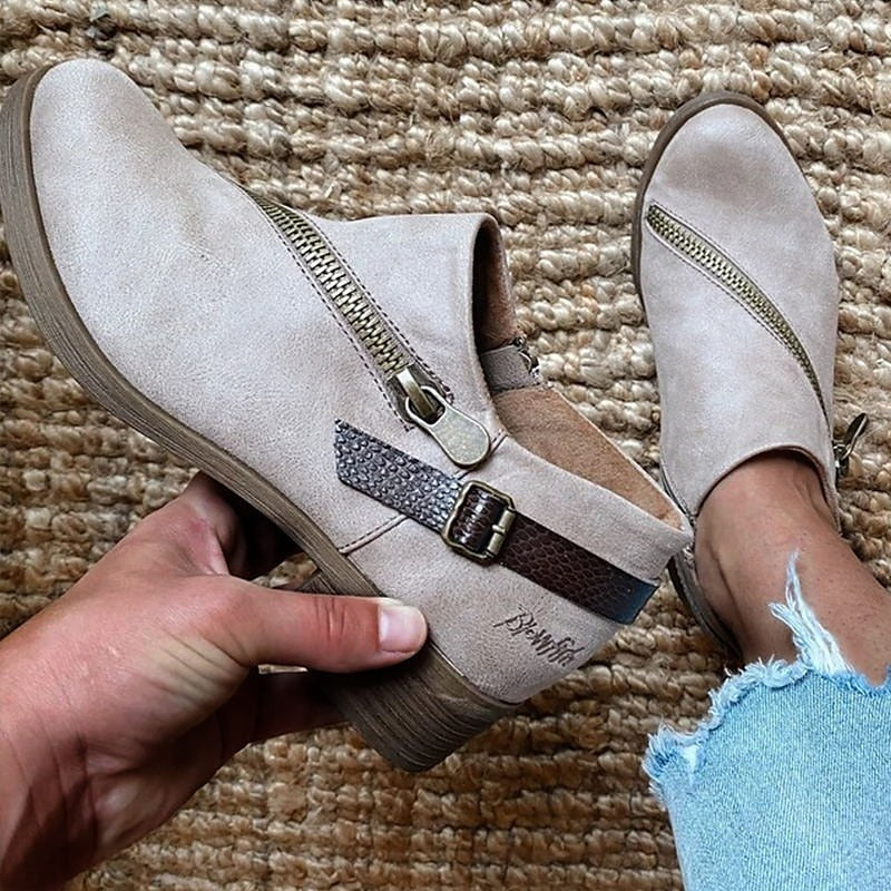 MARY™ RETRO AUTUMN ORTHOPEDIC ANKLE BOOTS