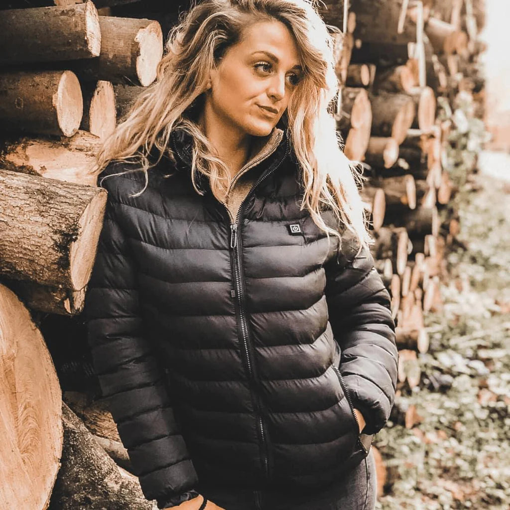 HEATJACKET⢠- ELECTRICALLY HEATED DOWN JACKET WITH HEATING CABLES