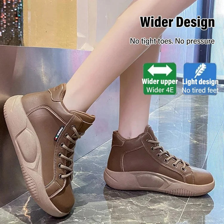 WOMEN'S PREMIUM HIGH TOP THICK SOLE BOOTS - 2025 CANADA BEST SELLER