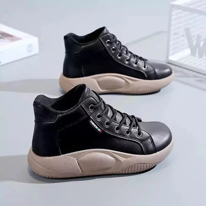WOMEN'S PREMIUM HIGH TOP THICK SOLE BOOTS - 2025 CANADA BEST SELLER