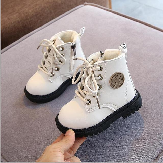 KIDS LEATHER NON-SLIP WARM BOOTS 2025