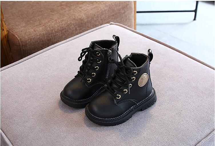 KIDS LEATHER NON-SLIP WARM BOOTS 2025