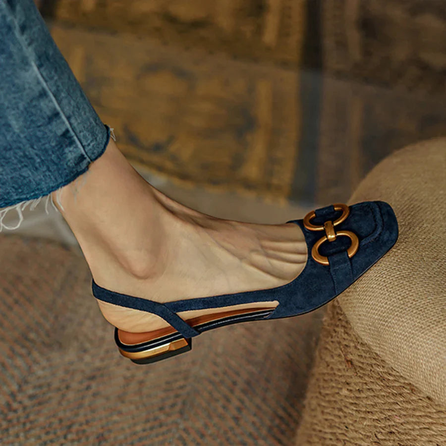 Mallorcaâ„¢ METALLIC BUCKLE ORTHOPEDIC SANDALS