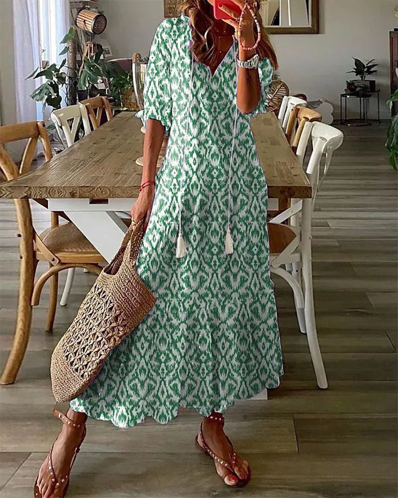MAYA™ BOHO TUMMY COVERAGE DRESS