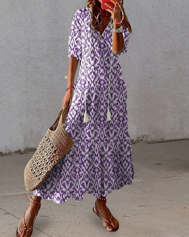 MAYA™ BOHO TUMMY COVERAGE DRESS