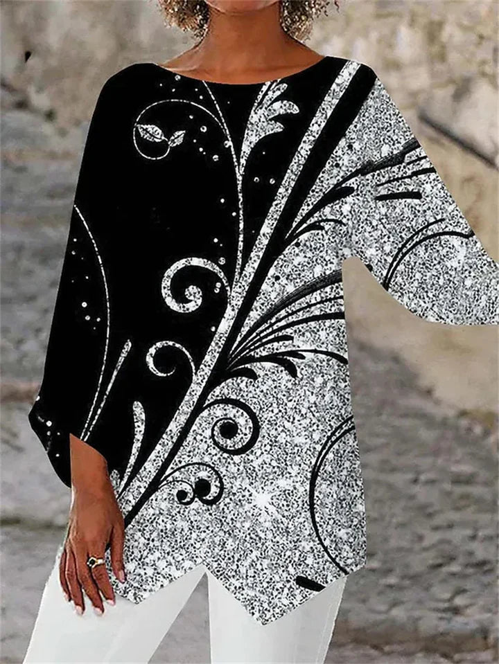 TALLULAH™ | ELEGANT CREW NECK TOP