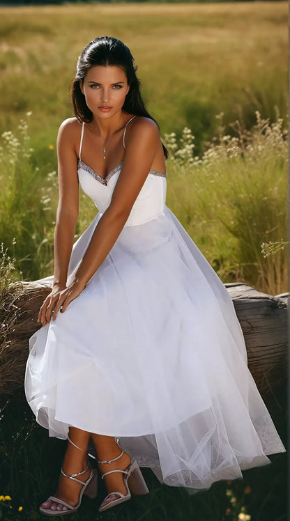 ÉTOILE™ – STRAPLESS CHIFFON PRINCESS EVENING DRESS