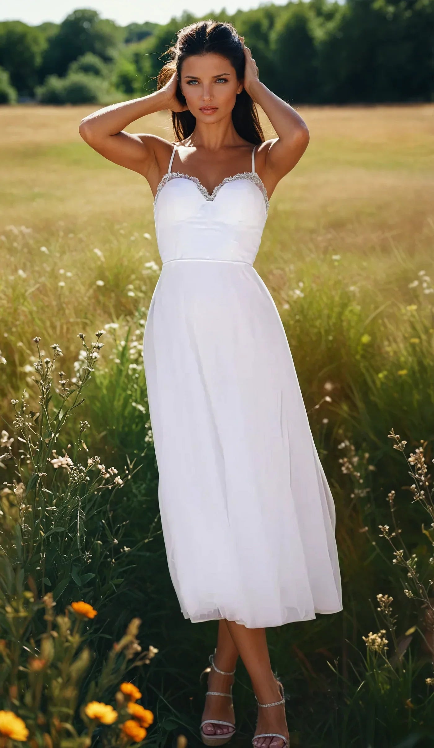 ÉTOILE™ – STRAPLESS CHIFFON PRINCESS EVENING DRESS