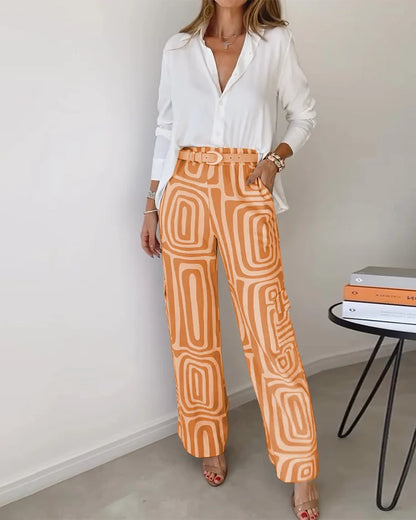 EMILIA™ | STYLISH PANTS SET + FREE BLOUSE & BELT