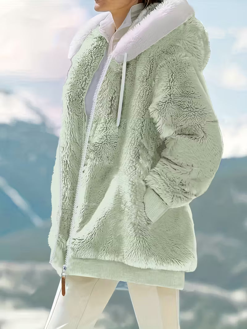 ELLA™ WOMEN'S COZY FLEECE-LINED HOODED JACKET