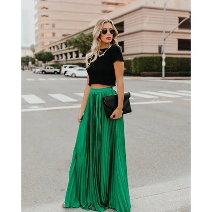 LYRISA™ PLEATED MAXI SKIRT
