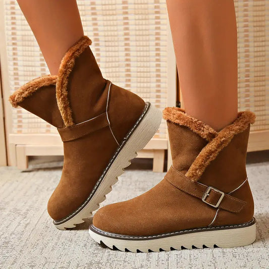 HILLSIDE™ WOMEN'S PLUSH LINED WINTER SNOW BOOTS