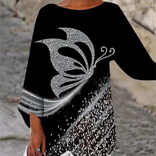 TALLULAH™ | ELEGANT CREW NECK TOP