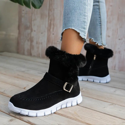 LAVAL™ WATERPROOF UNISEX COZY VELVET-LINED SNOW BOOTS