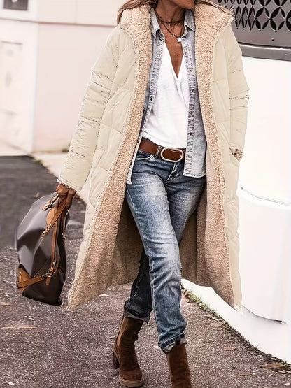 MARCELLE™ WOMEN'S COZY FUR-TRIMMED HOODED JACKET