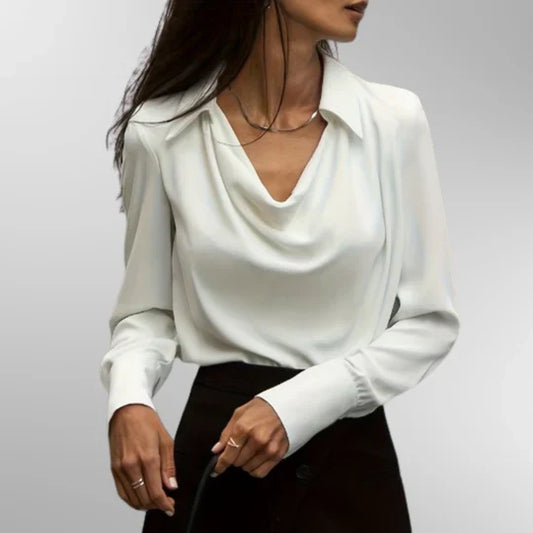 FREYA™ | ELEGANT SATIN BLOUSE