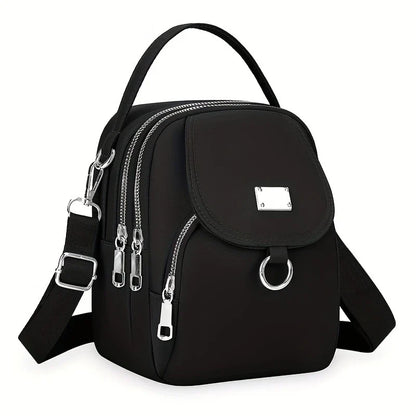 MODA CARRY™ — WOMEN’S OXFORD CLOTH MESSENGER BAG