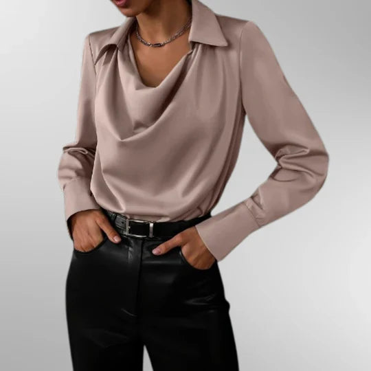 FREYA™ | ELEGANT SATIN BLOUSE