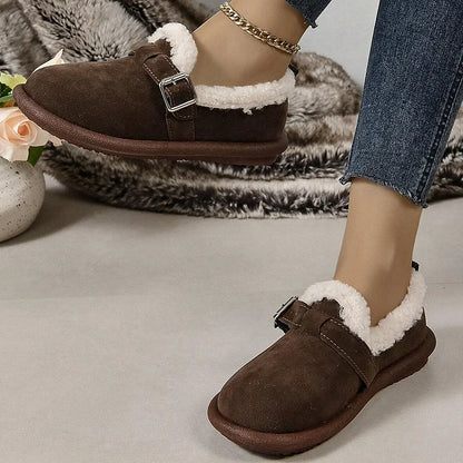 ALBERTA™ PLUSH ROUND TOE SLIP-ON ORTHOPEDIC SHOES