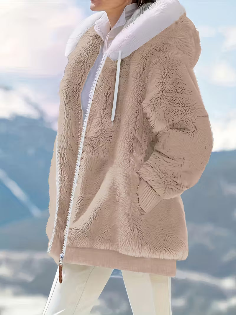 ELLA™ WOMEN'S COZY FLEECE-LINED HOODED JACKET