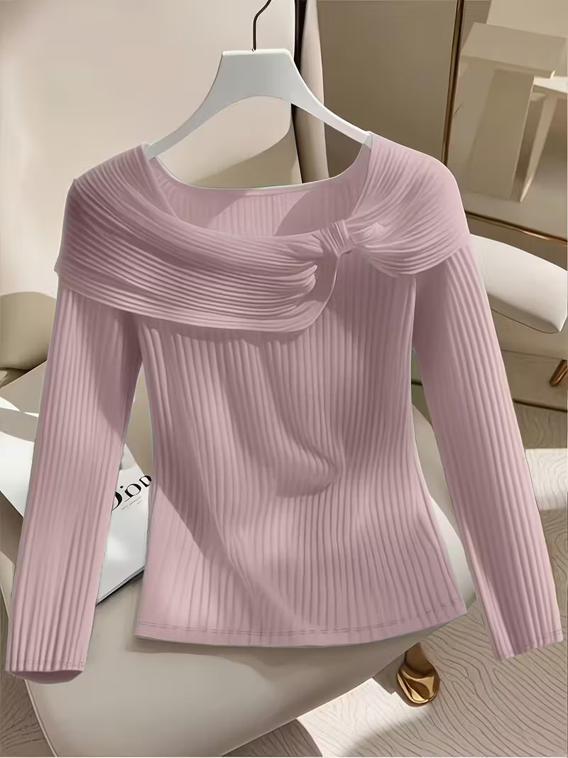 IVY™ | ELEGANT MINT GREEN RUFFLED TUNIC TOP