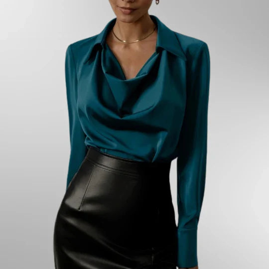 FREYA™ | ELEGANT SATIN BLOUSE