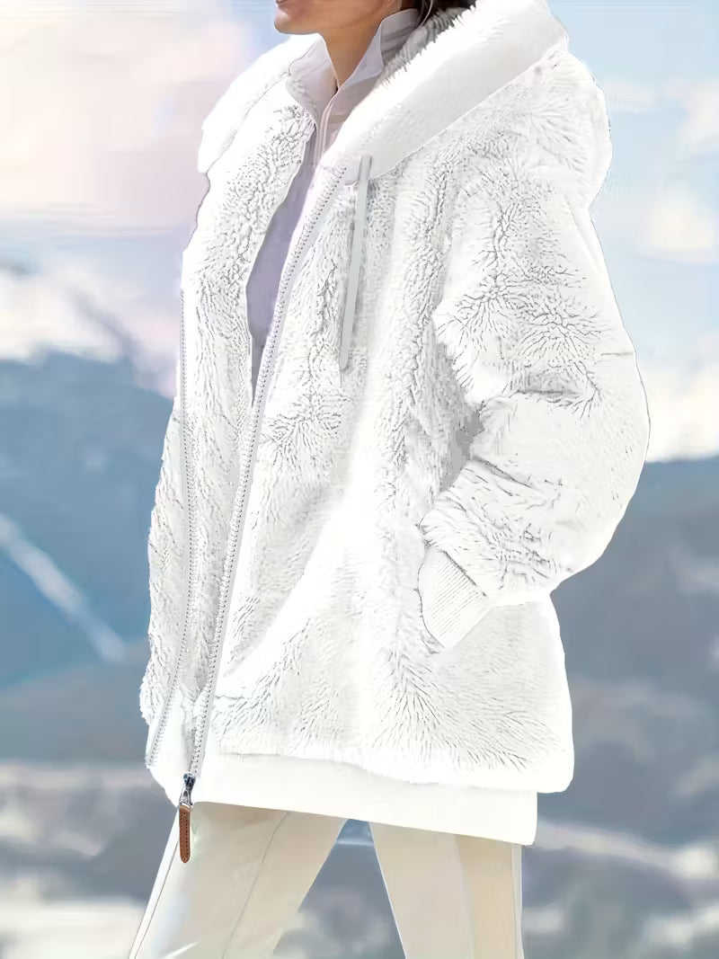 ELLA™ WOMEN'S COZY FLEECE-LINED HOODED JACKET