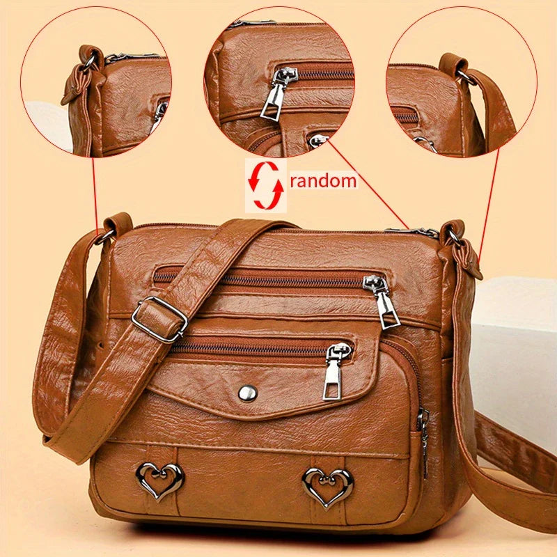 SWEETHEART CHARM™ — CHIC HEART CHARM CROSSBODY BAG FOR WOMEN