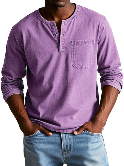 THAYER™ | MEN’S LONG-SLEEVE VINTAGE SHIRT