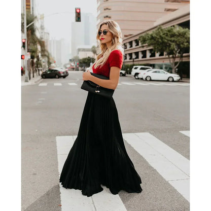 LYRISA™ PLEATED MAXI SKIRT