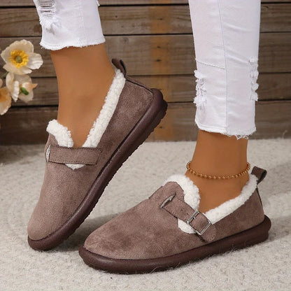 ALBERTA™ PLUSH ROUND TOE SLIP-ON ORTHOPEDIC SHOES