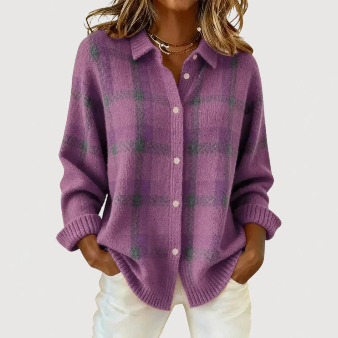 FIORA™ COSY KNIT BUTTON SHIRT