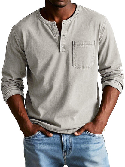 THAYER™ | MEN’S LONG-SLEEVE VINTAGE SHIRT