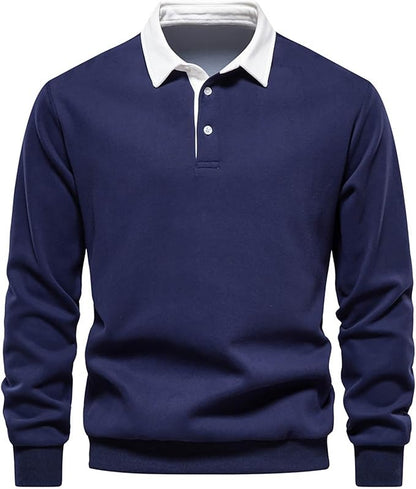 ATLAS™ LONG-SLEEVE BUTTON COLLAR PULLOVER
