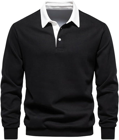 ATLAS™ LONG-SLEEVE BUTTON COLLAR PULLOVER
