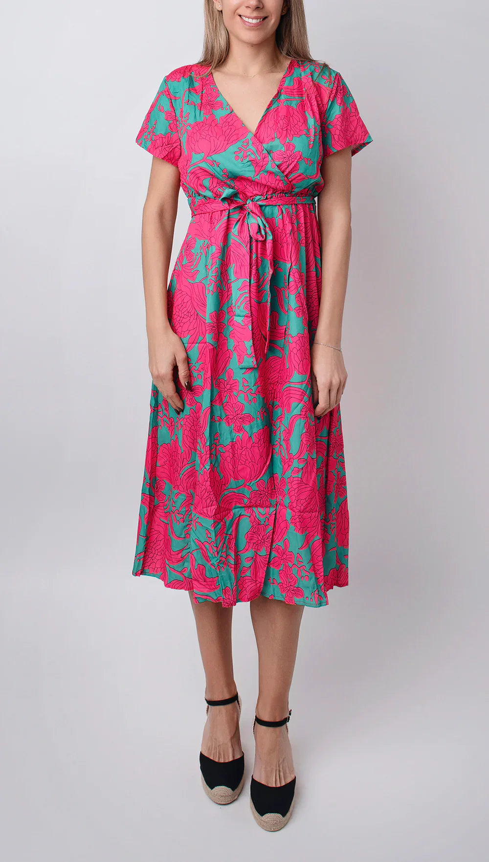 FLORAVIVE™ – SPRING/SUMMER FLORAL PRINT DRESS