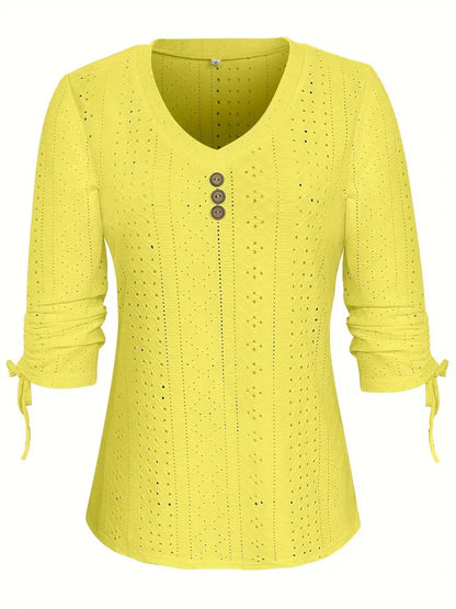 NOVA™ JACQUARD BLOUSE