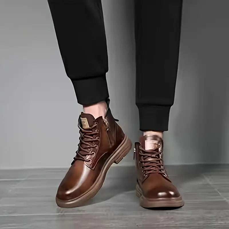 SWASTIKA™ LACE-UP VINTAGE WINTER BOOTS