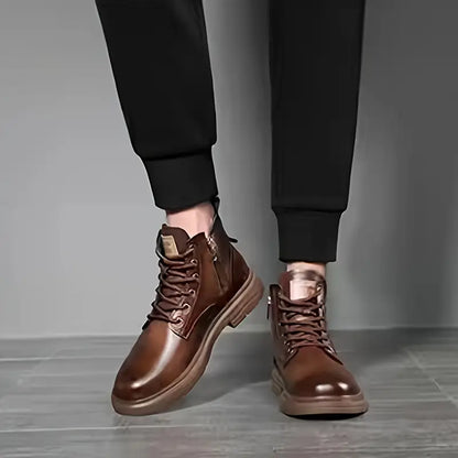SWASTIKA™ LACE-UP VINTAGE WINTER BOOTS
