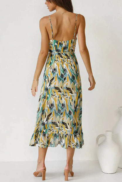 ESTELLEA™ – CHIC MID-LENGTH DRESS WITH ARTISTIC PATTERNS