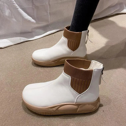WOMEN'S ORTHOPEDIC THICK SOLE ANKLE BOOTS - BEST SELLER CANADA 2025