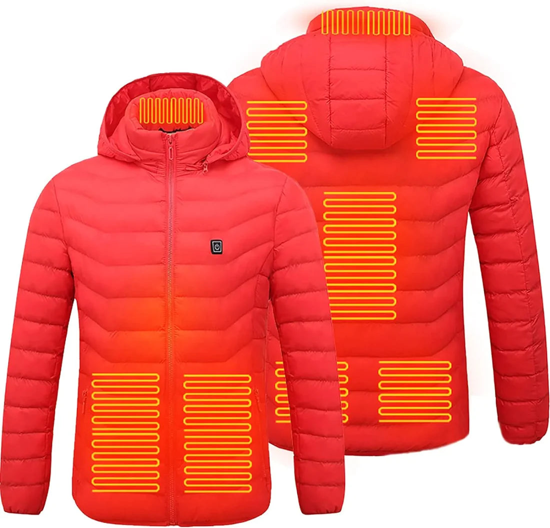 HEATJACKET™ - ELECTRICALLY HEATED DOWN JACKET WITH HEATING CABLES