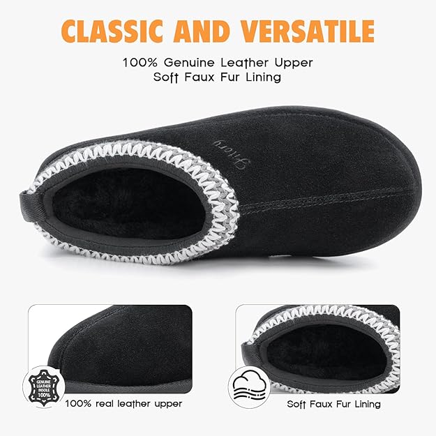 WOMEN'S PLATFORM SLIPPERS – COZY SUEDE ANKLE BOOTS WITH FLEECE LINING