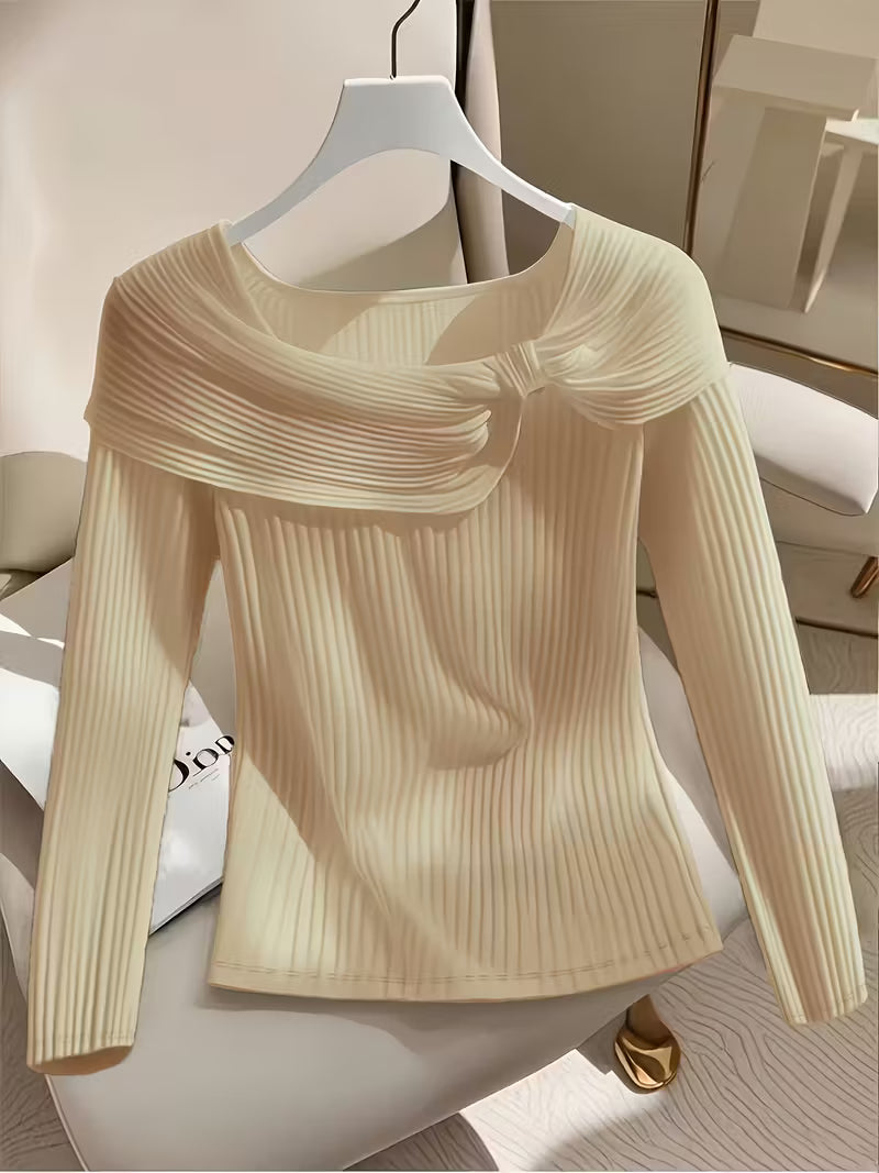 IVY™ | ELEGANT MINT GREEN RUFFLED TUNIC TOP