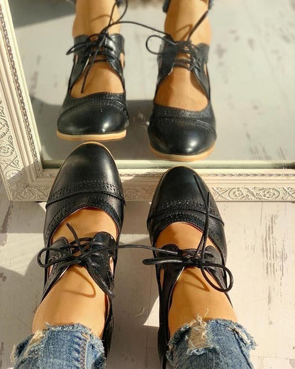 FLORA™ WOMEN'S CHUNKY HEELS SHOES FOR SPRING