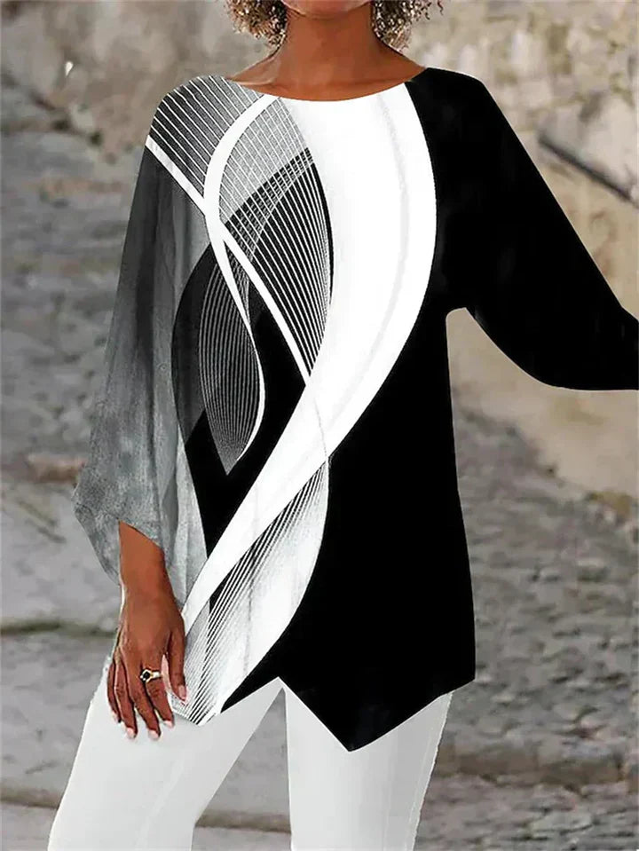 TALLULAH™ | ELEGANT CREW NECK TOP