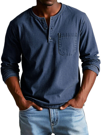THAYER™ | MEN’S LONG-SLEEVE VINTAGE SHIRT